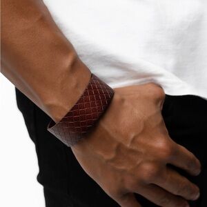 Paparazzi Rich Brown Textured Bracelet